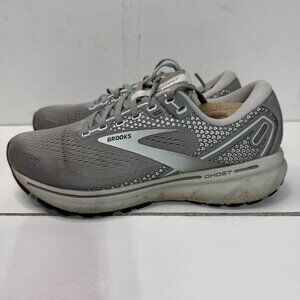 Brooks Ghost 14 Womens Size 8 Gray Running Shoes Athletic Sneakers